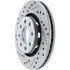 227.49008R by CENTRIC - Select Sport Drilled & Slotted Rotor, Right