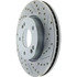 Centric 227.51015L Disc Brake Rotor Select Sport Drilled & Slotted Rotor, Left