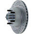 227.61000R by CENTRIC - Select Sport Drilled & Slotted Rotor, Right