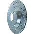 227.61046R by CENTRIC - Select Sport Drilled & Slotted Rotor, Right