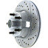 227.61053L by CENTRIC - Select Sport Drilled & Slotted Rotor, Left