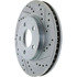 Centric 227.61085L Disc Brake Rotor Select Sport Drilled & Slotted Rotor, Left