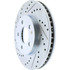 227.61085R by CENTRIC - Select Sport Drilled & Slotted Rotor, Right