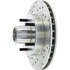 227.62013R by CENTRIC - Select Sport Drilled & Slotted Rotor, Right