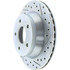 227.62020L by CENTRIC - Select Sport Drilled & Slotted Rotor, Left