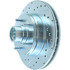 Centric 227.62035R Disc Brake Rotor and Hub Assembly Select Sport Drilled & Slotted Rotor, Right