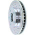 227.62050L by CENTRIC - Select Sport Drilled & Slotted Rotor, Left