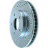 227.62057R by CENTRIC - Select Sport Drilled & Slotted Rotor, Right