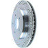 227.62062R by CENTRIC - Select Sport Drilled & Slotted Rotor, Right