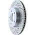 Centric 227.62068R Disc Brake Rotor Select Sport Drilled & Slotted Rotor, Right