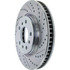 227.62073L by CENTRIC - Select Sport Drilled & Slotted Rotor, Left