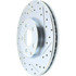 227.63052L by CENTRIC - Select Sport Drilled & Slotted Rotor, Left