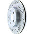 227.63045R by CENTRIC - Select Sport Drilled & Slotted Rotor, Right