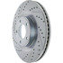 227.61090R by CENTRIC - Select Sport Drilled & Slotted Rotor, Right