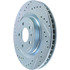 227.61098R by CENTRIC - Select Sport Drilled & Slotted Rotor, Right