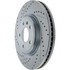 Centric 227.61102R Disc Brake Rotor Select Sport Drilled & Slotted Rotor, Right