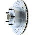 227.62000R by CENTRIC - Select Sport Drilled & Slotted Rotor, Right