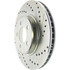 227.63059L by CENTRIC - Select Sport Drilled & Slotted Rotor, Left