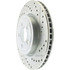 227.63061L by CENTRIC - Select Sport Drilled & Slotted Rotor, Left