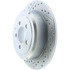 Centric 227.63070R Disc Brake Rotor Select Sport Drilled & Slotted Rotor, Right