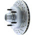 Centric 227.65040L Disc Brake Rotor and Hub Assembly Select Sport Drilled & Slotted Rotor, Left