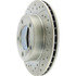 227.65041R by CENTRIC - Select Sport Drilled & Slotted Rotor, Right