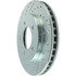 227.65058R by CENTRIC - Select Sport Drilled & Slotted Rotor, Right