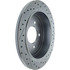 227.65085R by CENTRIC - Select Sport Drilled & Slotted Rotor, Right