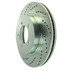 227.65091R by CENTRIC - Select Sport Drilled & Slotted Rotor, Right