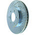 227.65097R by CENTRIC - Select Sport Drilled & Slotted Rotor, Right
