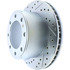 Centric 227.65113R Disc Brake Rotor Select Sport Drilled & Slotted Rotor, Right