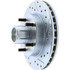 227.66017L by CENTRIC - Select Sport Drilled & Slotted Rotor, Left