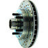 227.66025R by CENTRIC - Select Sport Drilled & Slotted Rotor, Right