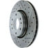 Centric 227.66053L Disc Brake Rotor Select Sport Drilled & Slotted Rotor, Left
