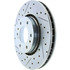 Centric 227.66053R Disc Brake Rotor Select Sport Drilled & Slotted Rotor, Right