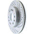 227.66057L by CENTRIC - Select Sport Drilled & Slotted Rotor, Left