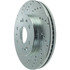 227.66057R by CENTRIC - Select Sport Drilled & Slotted Rotor, Right