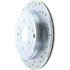 227.66070R by CENTRIC - Select Sport Drilled & Slotted Rotor, Right