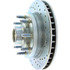 Centric 227.67030R Disc Brake Rotor and Hub Assembly Select Sport Drilled & Slotted Rotor, Right