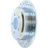 227.67032R by CENTRIC - Select Sport Drilled & Slotted Rotor, Right