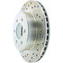 227.67038R by CENTRIC - Select Sport Drilled & Slotted Rotor, Right