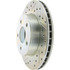 227.67042R by CENTRIC - Select Sport Drilled & Slotted Rotor, Right