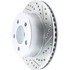 227.67045L by CENTRIC - Select Sport Drilled & Slotted Rotor, Left