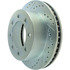 227.67046R by CENTRIC - Select Sport Drilled & Slotted Rotor, Right