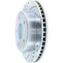 Centric 227.67048R Disc Brake Rotor Select Sport Drilled & Slotted Rotor, Right