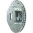 227.67053R by CENTRIC - Select Sport Drilled & Slotted Rotor, Right