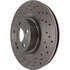 228.35095 by CENTRIC - C-Tek Standard Drilled Brake Rotor