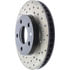 Centric 128.62056CL Disc Brake Rotor Sportstop Cryo Sport Drilled Rotor, Left