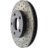 Centric 128.62056CR Disc Brake Rotor Sportstop Cryo Sport Drilled Rotor, Right