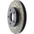 Centric 128.62056R Disc Brake Rotor Cross Drilled Rotor